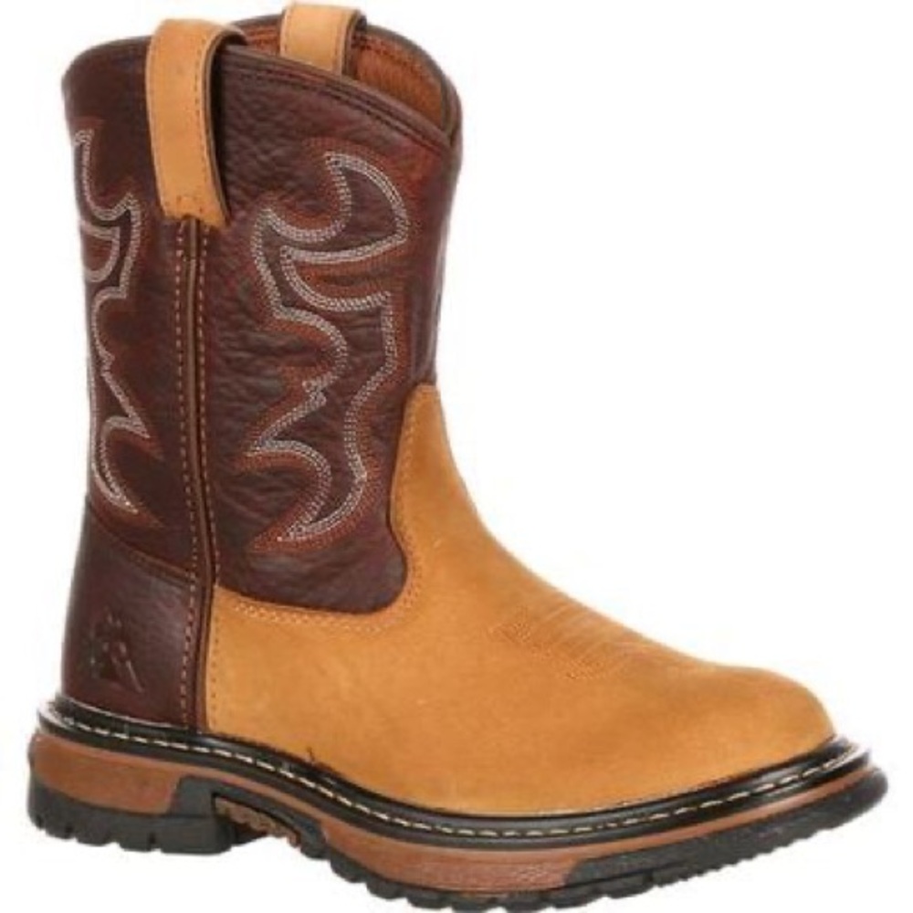 Rocky Kid's Boys Original Ride Western Leather Boot 12